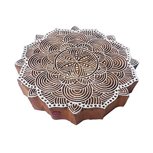 8 Inch Attraktiv Drucken Blöcke Groß Linie Runden Gestalten Großer Holz Stempel 8 Inch Attraktiv Drucken Blöcke Groß Linie Runden Gestalten Großer Holz Stempel von Royal Kraft