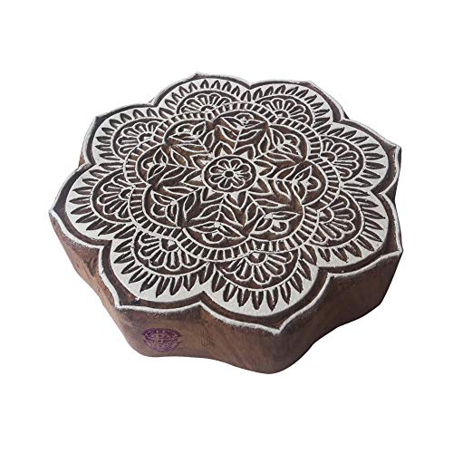 Royal Kraft 8 Inch Traditionell Holzblöcke Groß Runden Blumen Entwürfe Großer Drucken Stempel Royal Kraft 8 Inch Traditionell Holzblöcke Groß Runden Blumen Entwürfe Großer Drucken Stempel von Royal Kraft