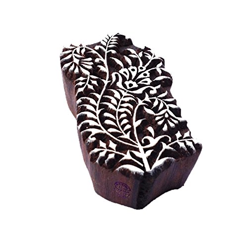 Handgemacht Dekorativ Blumen Design Holz Stempel für Drucken - DIY Henna Stoff Textil Papier Ton Keramik Blocke Druck Stempel Handgemacht Dekorativ Blumen Design Holz Stempel für Drucken - DIY Henna Stoff Textil Papier Ton Keramik Blocke Druck Stempel von Royal Kraft