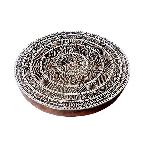 Royal Kraft 5 Inch Indisch Drucken Blöcke Groß Blumen Runden Gestalten Großer Holzstempel Royal Kraft 5 Inch Indisch Drucken Blöcke Groß Blumen Runden Gestalten Großer Holzstempel von Royal Kraft