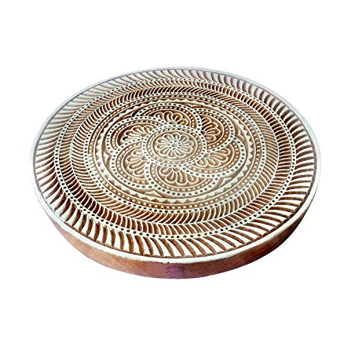 Royal Kraft 5 Inch Stoff Holz Stempel Groß Runden Blumen Muster Großer Drucken Blöcke Royal Kraft 5 Inch Stoff Holz Stempel Groß Runden Blumen Muster Großer Drucken Blöcke von Royal Kraft