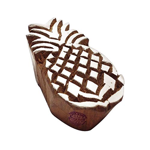 Royal Kraft Ananas Holz Obst Drucken Blöcke stempel - DIY Henna Stoff Textil Papier Ton Keramik Blocke Druck Stempel TLtag002 Royal Kraft Ananas Holz Obst Drucken Blöcke stempel - DIY Henna Stoff Textil Papier Ton Keramik Blocke Druck Stempel TLtag002 von Royal Kraft