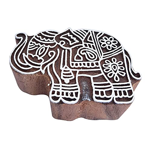 Royal Kraft Elefant Hölzern druck Blöcke stempel - DIY Henna Stoff Textil papier Ton Keramik Blöcke Druck stempel FFDtag005 Royal Kraft Elefant Hölzern druck Blöcke stempel - DIY Henna Stoff Textil papier Ton Keramik Blöcke Druck stempel FFDtag005 von Royal Kraft