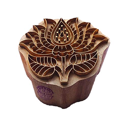 Ethnisch Drucken Stempel Messing Lotus Designs Hölzern Lehm Stempel Ethnisch Drucken Stempel Messing Lotus Designs Hölzern Lehm Stempel von Royal Kraft