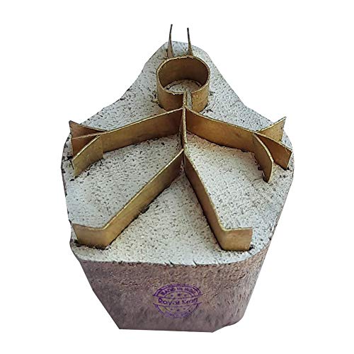 Royal Kraft Gestalt Messing Holzstempel für den Blockdruck auf Ton, Keramik, Stoff Btag141 von Royal Kraft