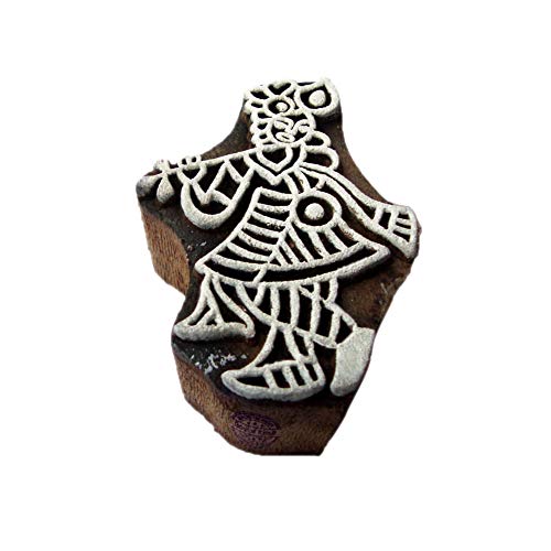 Royal Kraft Lord Krishna Holz Religiös Drucken Blöcke Stempel - DIY Henna Stoff Textil Papier Ton Keramik Blocke Druck Stempel TItag002 Royal Kraft Lord Krishna Holz Religiös Drucken Blöcke Stempel - DIY Henna Stoff Textil Papier Ton Keramik Blocke Druck Stempel TItag002 von Royal Kraft