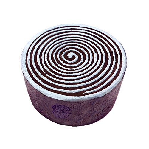 Royal Kraft Mehndi Holz Blöcke Runden Spiral Entwürfe Druck Stempel - DIY Henna Stoff Textil Papier Ton Keramik Blocke Druck Stempel Royal Kraft Mehndi Holz Blöcke Runden Spiral Entwürfe Druck Stempel - DIY Henna Stoff Textil Papier Ton Keramik Blocke Druck Stempel von Royal Kraft