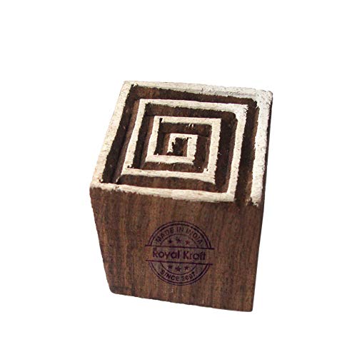 Royal Kraft Platz Holz Spiral Drucken Blöcke stempel - DIY Henna Stoff Textil Papier Ton Keramik Blocke Druck Stempel TCtag001 Royal Kraft Platz Holz Spiral Drucken Blöcke stempel - DIY Henna Stoff Textil Papier Ton Keramik Blocke Druck Stempel TCtag001 von Royal Kraft