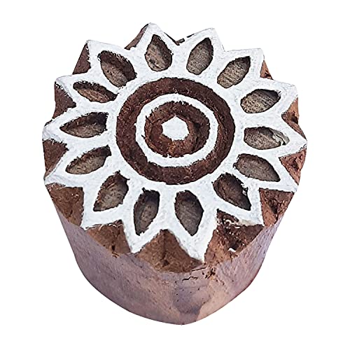 Royal Kraft Runden Hölzern Drucken Blöcke Stempel - DIY Henna Stoff Textil Papier Ton Keramik Blöcke Druck Stempel Etag218 Royal Kraft Runden Hölzern Drucken Blöcke Stempel - DIY Henna Stoff Textil Papier Ton Keramik Blöcke Druck Stempel Etag218 von Royal Kraft
