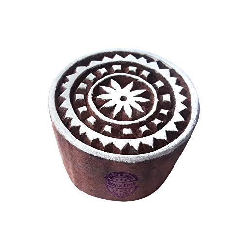 Royal Kraft Runden Holz Blumen Drucken Blöcke stempel - DIY Henna Stoff Textil Papier Ton Keramik Blocke Druck Stempel TBtag003 Royal Kraft Runden Holz Blumen Drucken Blöcke stempel - DIY Henna Stoff Textil Papier Ton Keramik Blocke Druck Stempel TBtag003 von Royal Kraft