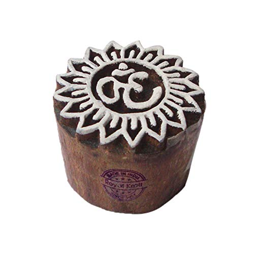 Royal Kraft Runden Holz Om Drucken Blöcke stempel - DIY Henna Stoff Textil Papier Ton Keramik Blocke Druck Stempel TBtag001 Royal Kraft Runden Holz Om Drucken Blöcke stempel - DIY Henna Stoff Textil Papier Ton Keramik Blocke Druck Stempel TBtag001 von Royal Kraft