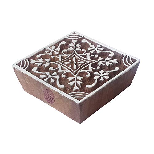 Royal Kraft Schön Holzblöcke Quadrat Blumen Entwürfe Druck Stempel - DIY Henna Stoff Textil Papier Ton Keramik Blocke Druck Stempel Royal Kraft Schön Holzblöcke Quadrat Blumen Entwürfe Druck Stempel - DIY Henna Stoff Textil Papier Ton Keramik Blocke Druck Stempel von Royal Kraft