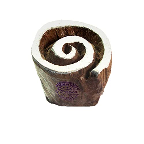 Royal Kraft Spiral Hölzern Drucken Blöcke Stempel - DIY Henna Stoff Textil Papier Ton Keramik Blöcke Druck Stempel Etag020 Royal Kraft Spiral Hölzern Drucken Blöcke Stempel - DIY Henna Stoff Textil Papier Ton Keramik Blöcke Druck Stempel Etag020 von Royal Kraft