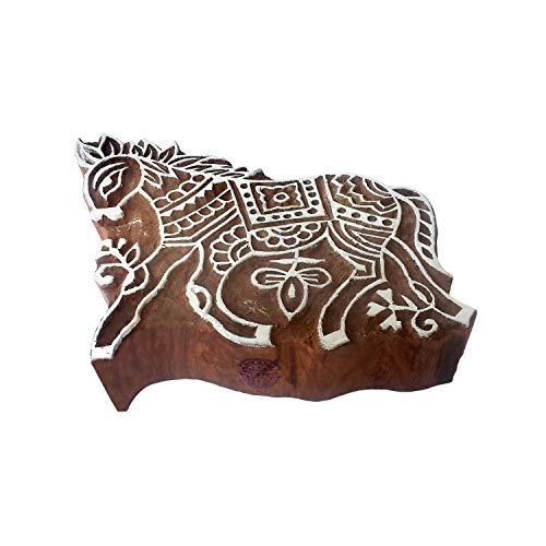 Royal Kraft Traditionell Drucken Blöcke Groß Pferd Gestalten Großer Holz Stempel Royal Kraft Traditionell Drucken Blöcke Groß Pferd Gestalten Großer Holz Stempel von Royal Kraft
