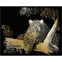Kratzbild "Gepard" von Gold