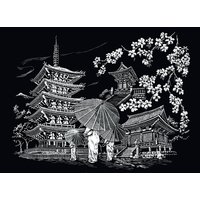 Kratzbild "Kyoto Temple" von Royal Langnickel