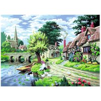 Malen nach Zahlen "Am Fluss", 30 x 40 cm Malen nach Zahlen "Am Fluss", 30 x 40 cm von Royal Langnickel
