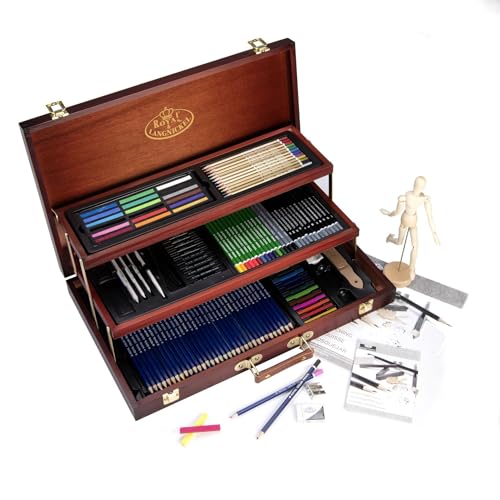 Royal & Langnickel & Langnickel RSET-ART8100 Artist Premier Skizzier und Zeichenset Mehrfarbig 150-teiliges Set von Royal & Langnickel