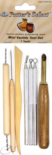 Royal and Langnickel Potter's Select Mini-Werkzeug-Set, 7-teilig von Royal Langnickel