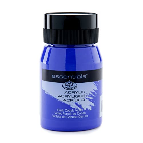 Royal & Langnickel RAA-5115 - Essentials 500 ml Acrylfarbe, Dunkles kobaltviolet von Royal Langnickel