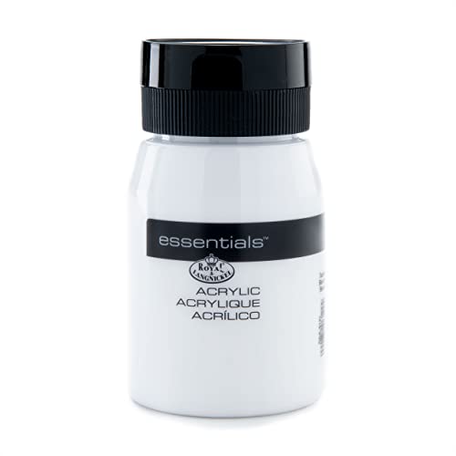 Royal & Langnickel RAA-5121 - Essentials 500 ml Acrylfarbe, titaniumweiss von Royal Langnickel