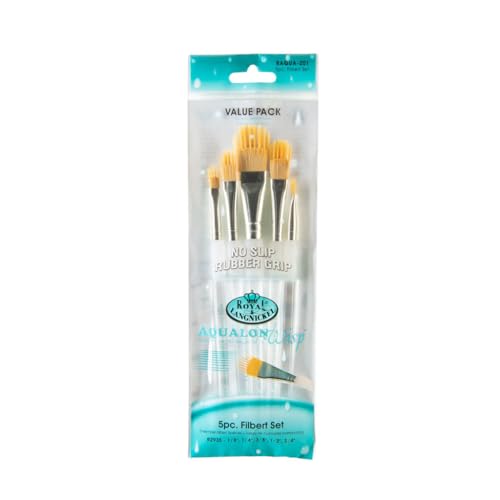 Royal & Langnickel RAQUA-201 - Aqualon Wisp 5-teiliges Katzenzungen-Pinsel Set Royal & Langnickel RAQUA-201 - Aqualon Wisp 5-teiliges Katzenzungen-Pinsel Set von Royal & Langnickel