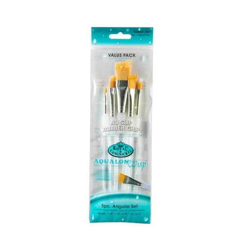 Royal & Langnickel RAQUA-203 - Aqualon Wisp 5-teiliges Schräg-Pinsel Set Royal & Langnickel RAQUA-203 - Aqualon Wisp 5-teiliges Schräg-Pinsel Set von Royal & Langnickel