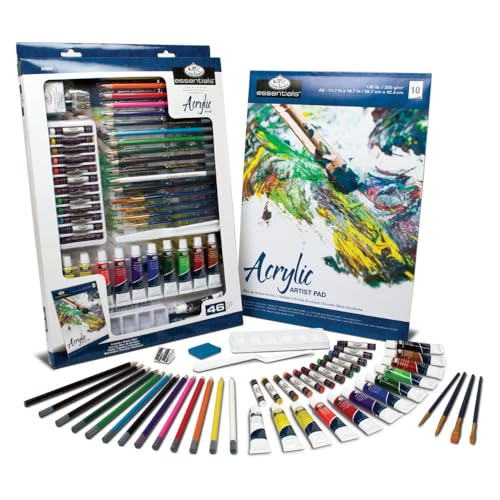 Royal & Langnickel RD854 - Essentials Acrylfarben Art Set von Royal Langnickel