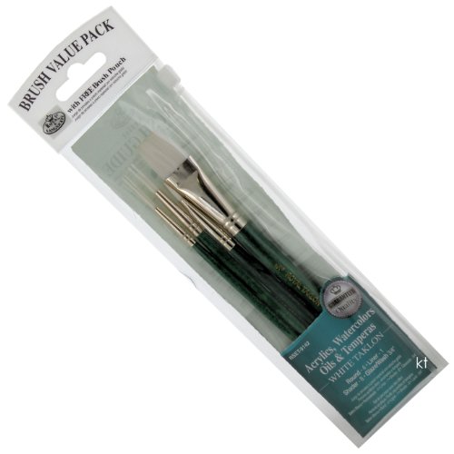 Royal & Langnickel RSET-9142 - White Taklon 4-teiliges Pinsel Set gemischt Royal & Langnickel RSET-9142 - White Taklon 4-teiliges Pinsel Set gemischt von Royal & Langnickel