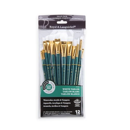 Royal & Langnickel RSET-9308 - Medium White Taklon 12-teiliges Pinsel Set gemischt Royal & Langnickel RSET-9308 - Medium White Taklon 12-teiliges Pinsel Set gemischt von Royal & Langnickel
