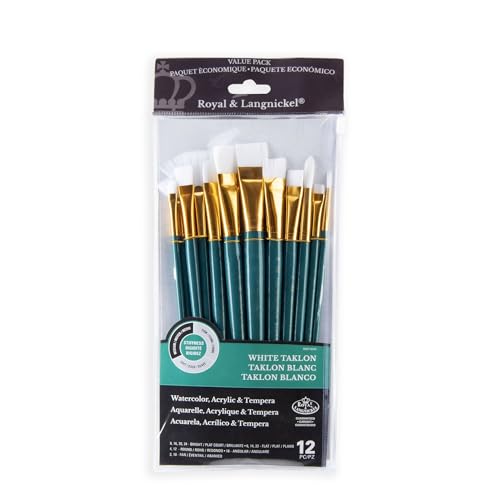 Royal & Langnickel RSET-9310 - Medium White Taklon 12-teiliges Pinsel Set gemischt Royal & Langnickel RSET-9310 - Medium White Taklon 12-teiliges Pinsel Set gemischt von Royal & Langnickel