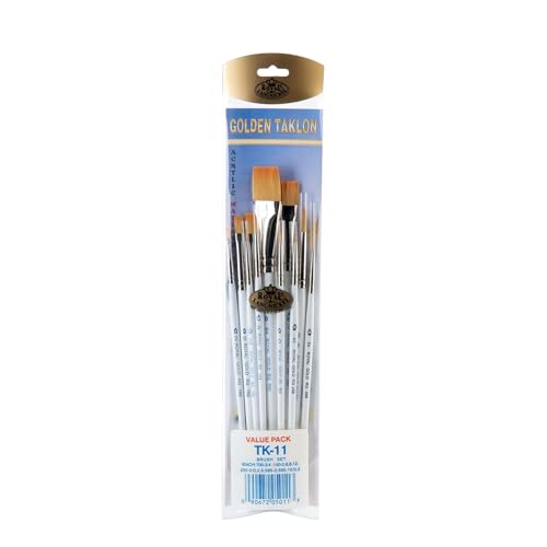 Royal & Langnickel RSET-TK11 - Royal Gold 11-teiliges Pinsel Set gemischt für Anfänger Royal & Langnickel RSET-TK11 - Royal Gold 11-teiliges Pinsel Set gemischt für Anfänger von Royal & Langnickel