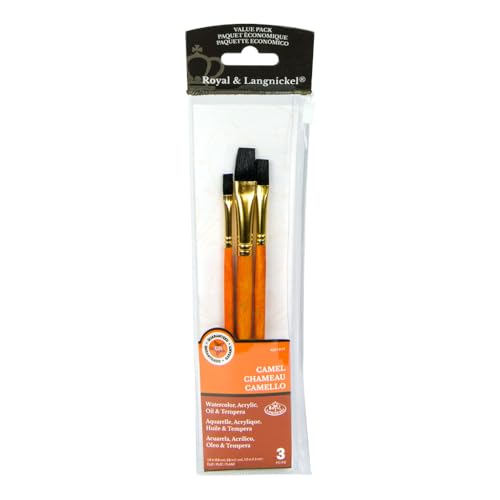 Royal & Langnickel Royal Zip N' Close Kamel Pinsel-Set, 3-teilig Royal & Langnickel Royal Zip N' Close Kamel Pinsel-Set, 3-teilig von Royal & Langnickel