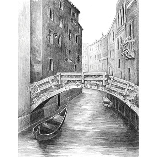 Royal & Langnickel SKBN3 - Skizzieren einfach gemacht, Din A4, Venezianische Brücke von Royal & Langnickel