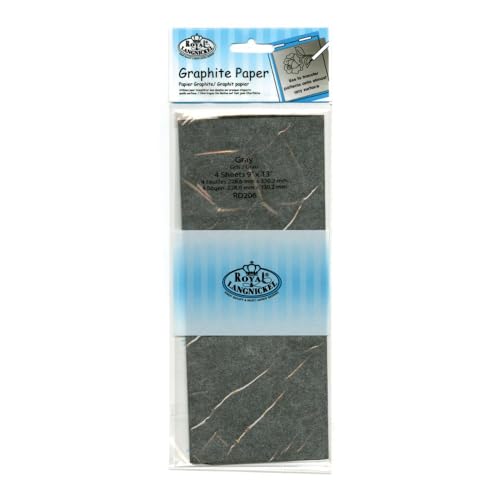 Royal Brush Transferpapier, Grau, 22,9 x 33 cm, 4 Stück Royal Brush Transferpapier, Grau, 22,9 x 33 cm, 4 Stück von Royal & Langnickel