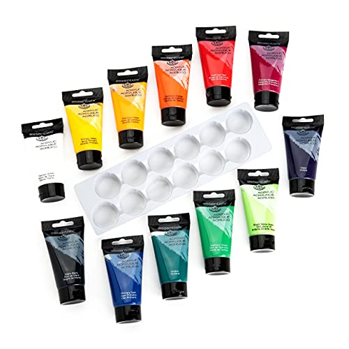 Royal Langnickel & Langnickel Acrylfarbe, 75 ml, 12 Stück, ACR75-12, Schwarz/Blau/Grün/Rot/Violett/Weiß/Gelb, 0.5 Liters Royal Langnickel & Langnickel Acrylfarbe, 75 ml, 12 Stück, ACR75-12, Schwarz/Blau/Grün/Rot/Violett/Weiß/Gelb, 0.5 Liters von Royal & Langnickel