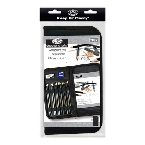 Royal & Langnickel & Langnickel RSET-KCSS Skizzier Set Schwarz 16-teiliges Set Royal & Langnickel & Langnickel RSET-KCSS Skizzier Set Schwarz 16-teiliges Set von Royal & Langnickel