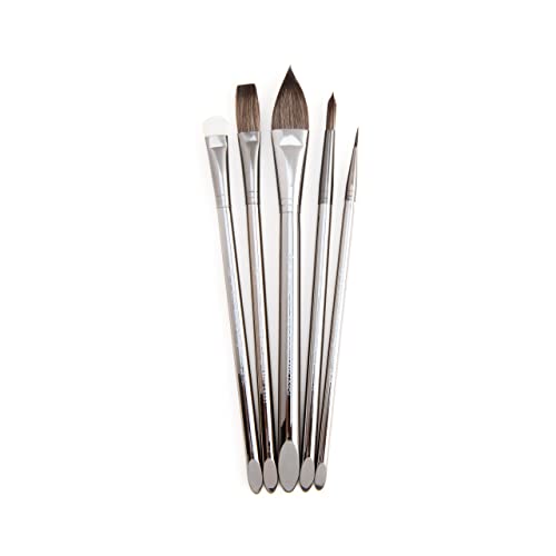 Royal and Langnickel Zen Pinsel für Aquarell, spitz, oval, 5-teiliges Set Royal and Langnickel Zen Pinsel für Aquarell, spitz, oval, 5-teiliges Set von Royal & Langnickel