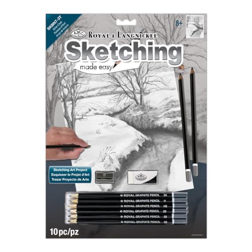 Royal & Langnickel 22,9 x 27,9 cm Malen nach Zahlen, Motiv: Winterlicher Bach, vorgedruckt, Zeichenset Royal & Langnickel 22,9 x 27,9 cm Malen nach Zahlen, Motiv: Winterlicher Bach, vorgedruckt, Zeichenset von Royal & Langnickel