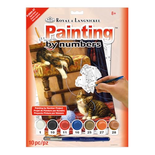 Royal & Langnickel 27,9 x 38,1 cm Verspielte Kätzchen vorgedruckt Malen nach Zahlen MALEN SET Royal & Langnickel 27,9 x 38,1 cm Verspielte Kätzchen vorgedruckt Malen nach Zahlen MALEN SET von Royal & Langnickel