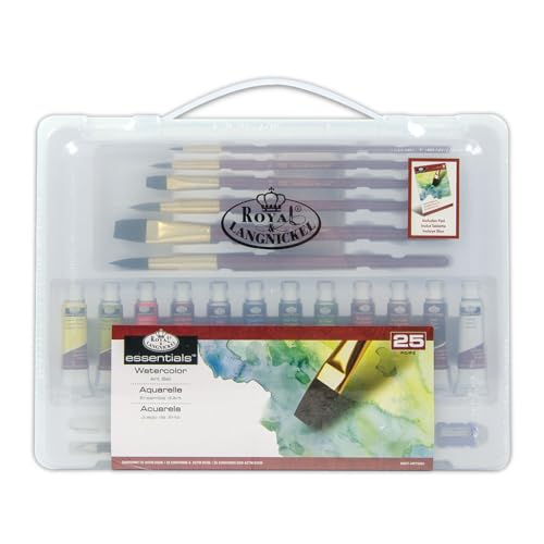 Royal & Langnickel Essentials Wasserfarben-Set in großem transparentem Kasten Royal & Langnickel Essentials Wasserfarben-Set in großem transparentem Kasten von Royal & Langnickel