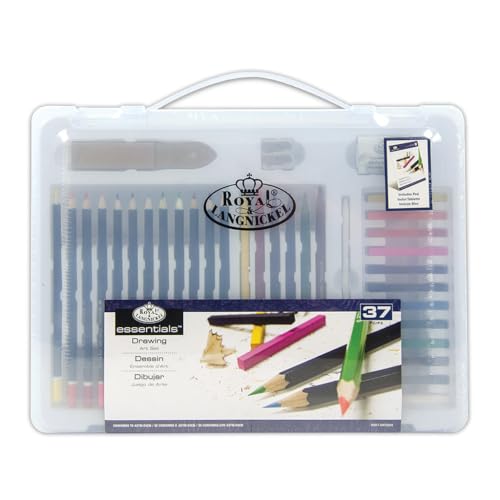 Royal & Langnickel Essentials Zeichen-Set in großem transparentem Kasten Royal & Langnickel Essentials Zeichen-Set in großem transparentem Kasten von Royal & Langnickel