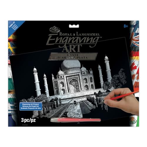 Royal & Langnickel FAM-4 - Engraving Art/Kratzbilder, DIN A3, Taj Mahal, silber Royal & Langnickel FAM-4 - Engraving Art/Kratzbilder, DIN A3, Taj Mahal, silber von Royal & Langnickel