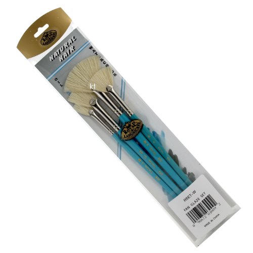 Royal & Langnickel Natürliche Haar Fan Glasur Pinsel-Set Royal & Langnickel Natürliche Haar Fan Glasur Pinsel-Set von Royal & Langnickel
