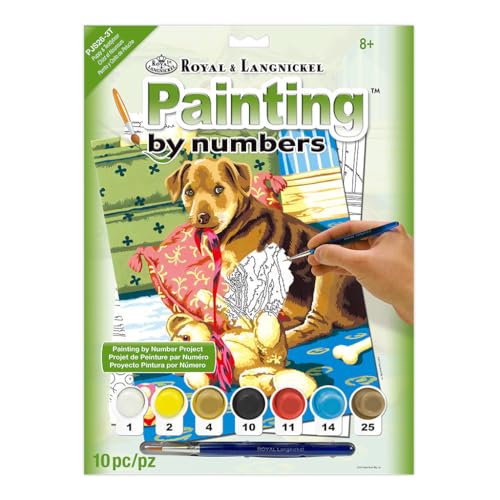 Royal & Langnickel PJS26 - Malen nach Zahlen Din A4 - Hundebaby mit Teddybär Royal & Langnickel PJS26 - Malen nach Zahlen Din A4 - Hundebaby mit Teddybär von Royal & Langnickel