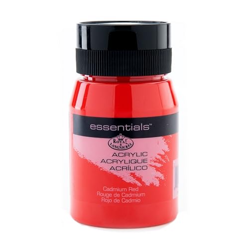 Royal & Langnickel RAA-5110 - Essentials 500 ml Acrylfarbe, kadmiumrot von Royal & Langnickel