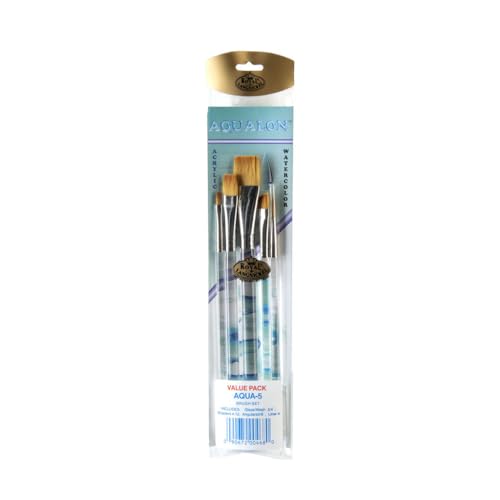 Royal & Langnickel RAQUA-5 - Aqualon 5-teiliges Pinsel Set Royal & Langnickel RAQUA-5 - Aqualon 5-teiliges Pinsel Set von Royal & Langnickel