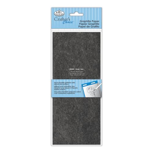 Royal & Langnickel RD203 - graues Graphitpapier, 18 x 36 Zoll Royal & Langnickel RD203 - graues Graphitpapier, 18 x 36 Zoll von Royal & Langnickel