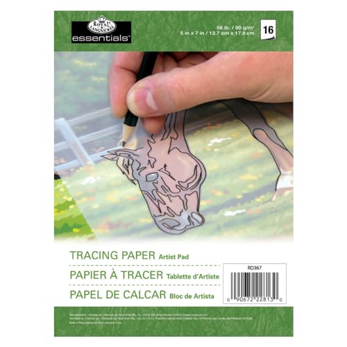 Royal & Langnickel RD367 - Block - Transparent-Zeichenpapier, 5 x 7 Zoll Royal & Langnickel RD367 - Block - Transparent-Zeichenpapier, 5 x 7 Zoll von Royal & Langnickel