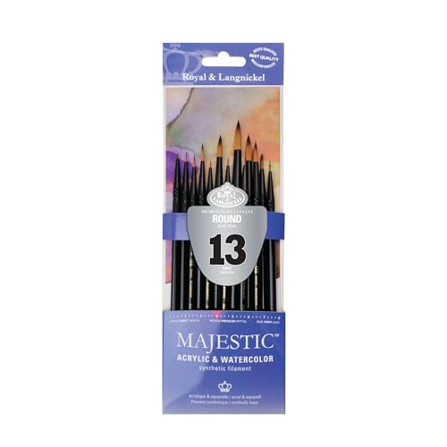 Royal & Langnickel RMAJ-304 - Majestic 13-teiliges Rund-Pinsel Set Premium Royal & Langnickel RMAJ-304 - Majestic 13-teiliges Rund-Pinsel Set Premium von Royal & Langnickel